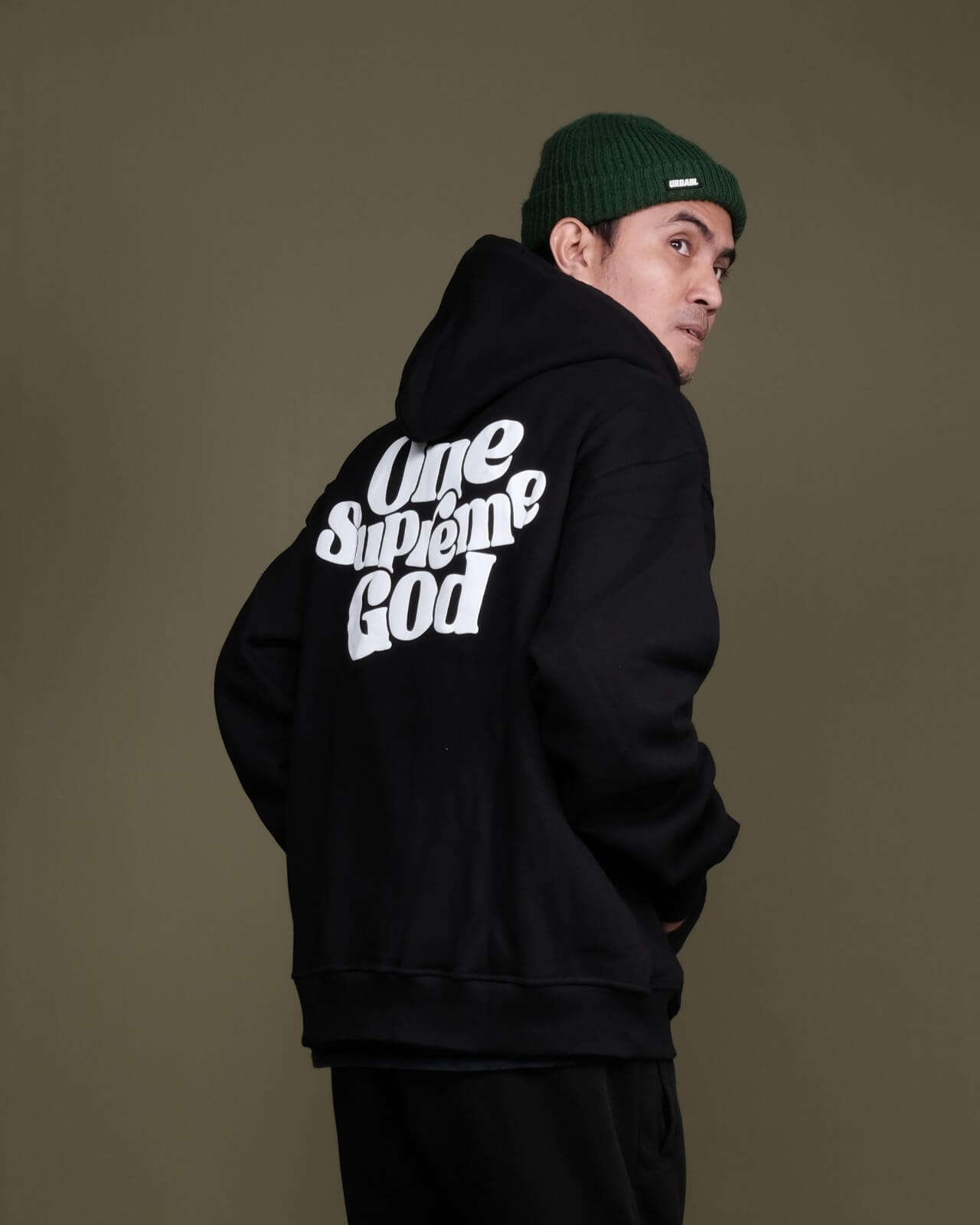 hoodie streetwear one supreme god by tawheed